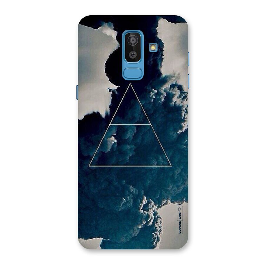 Blue Hue Smoke Back Case for Galaxy J8