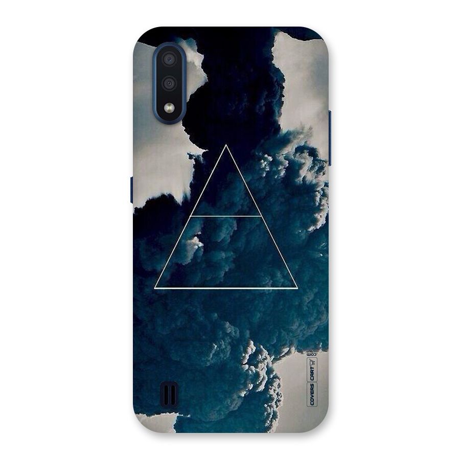 Blue Hue Smoke Back Case for Galaxy M01