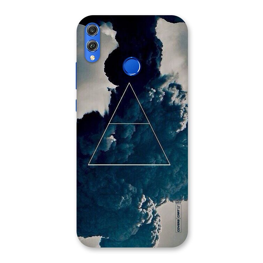 Blue Hue Smoke Back Case for Honor 8X