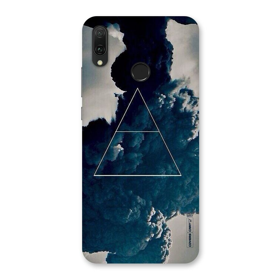 Blue Hue Smoke Back Case for Huawei Y9 (2019)