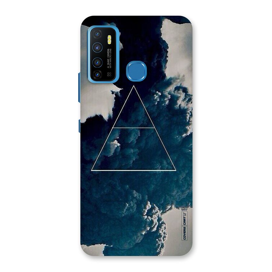 Blue Hue Smoke Back Case for Infinix Hot 9