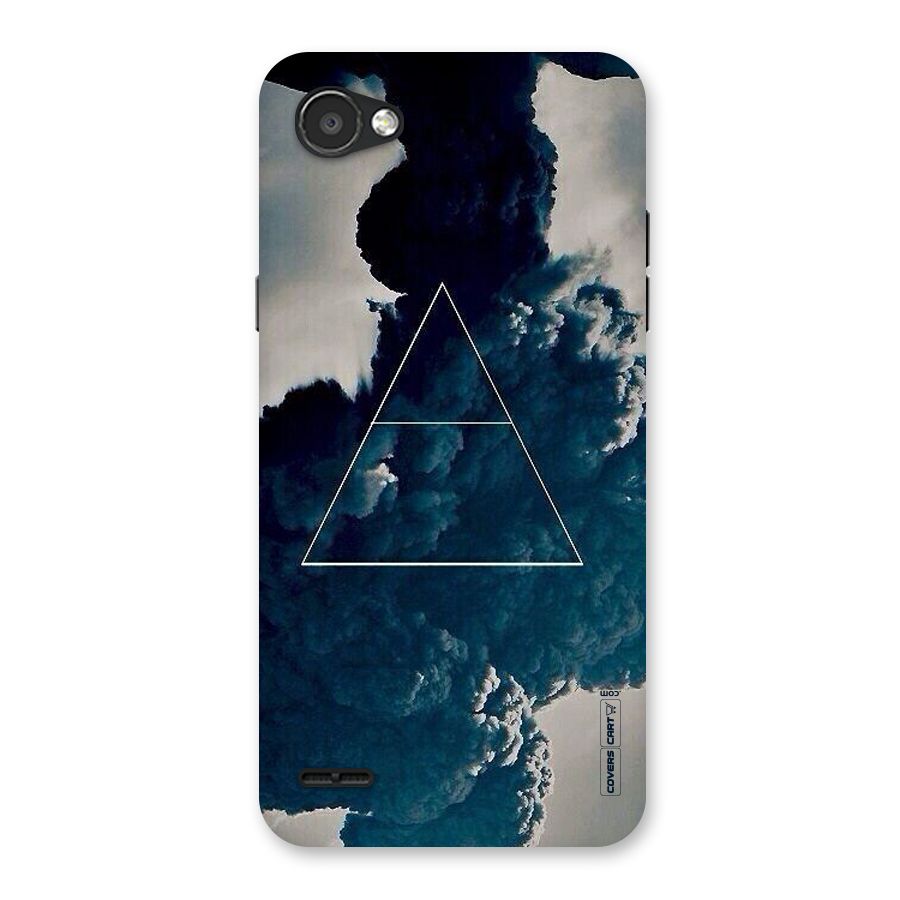 Blue Hue Smoke Back Case for LG Q6