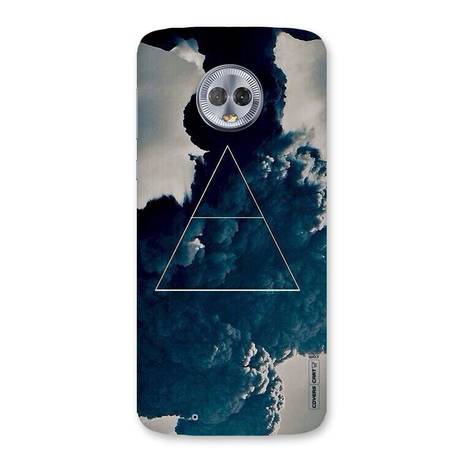 Blue Hue Smoke Back Case for Moto G6