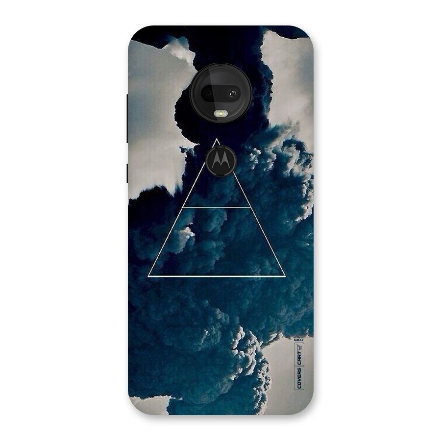 Blue Hue Smoke Back Case for Moto G7
