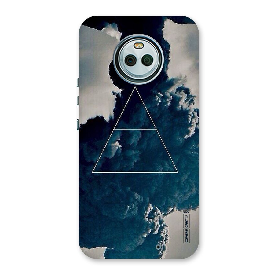 Blue Hue Smoke Back Case for Moto X4