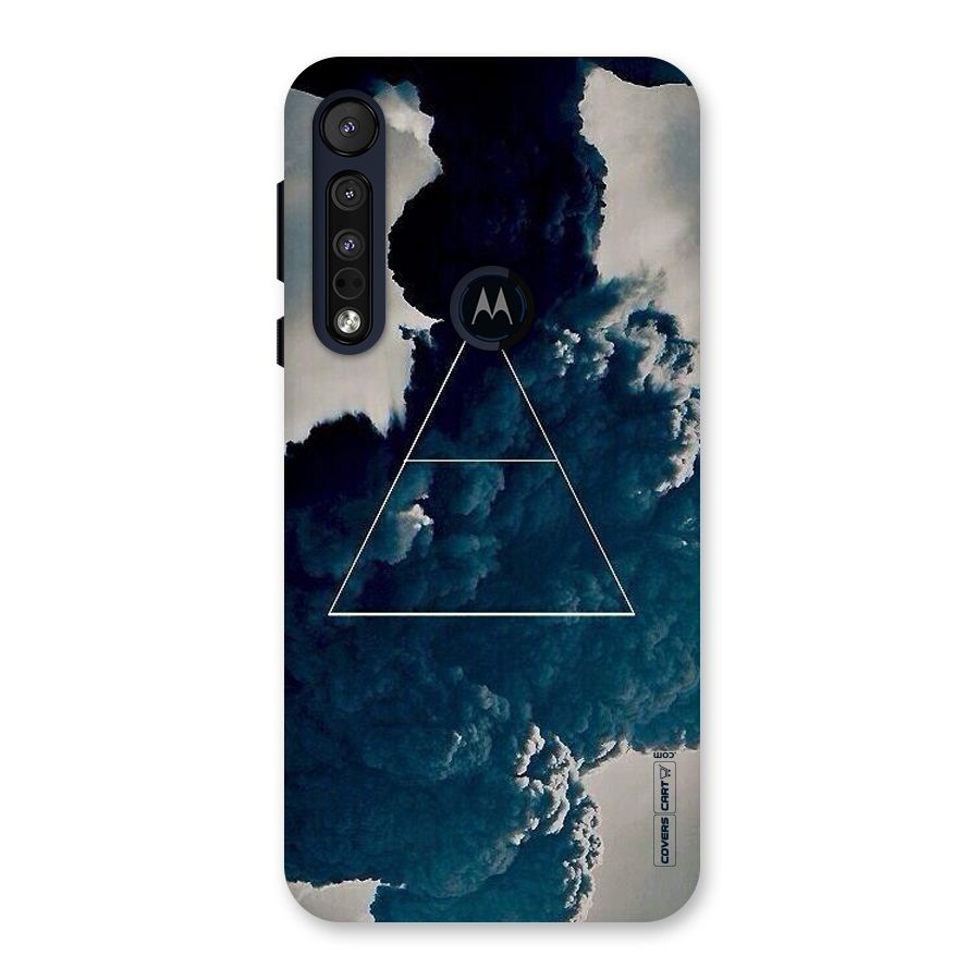 Blue Hue Smoke Back Case for Motorola One Macro
