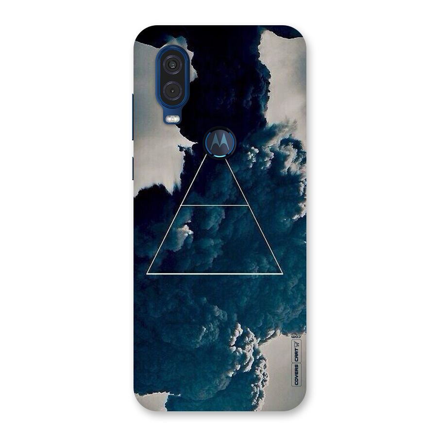 Blue Hue Smoke Back Case for Motorola One Vision