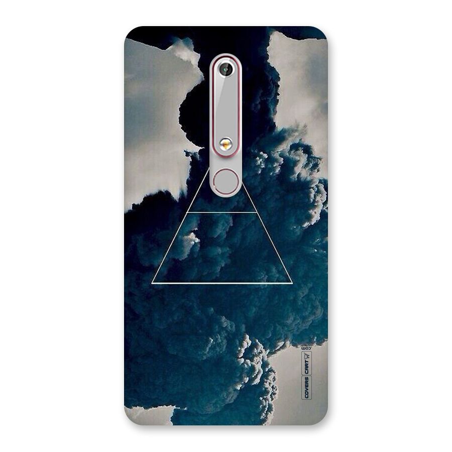 Blue Hue Smoke Back Case for Nokia 6.1