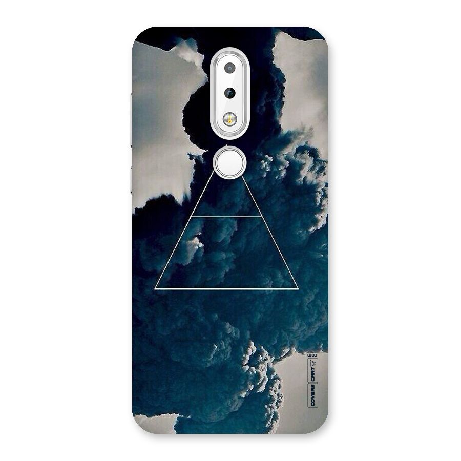 Blue Hue Smoke Back Case for Nokia 6.1 Plus