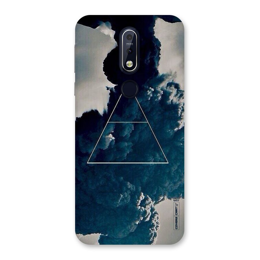 Blue Hue Smoke Back Case for Nokia 7.1
