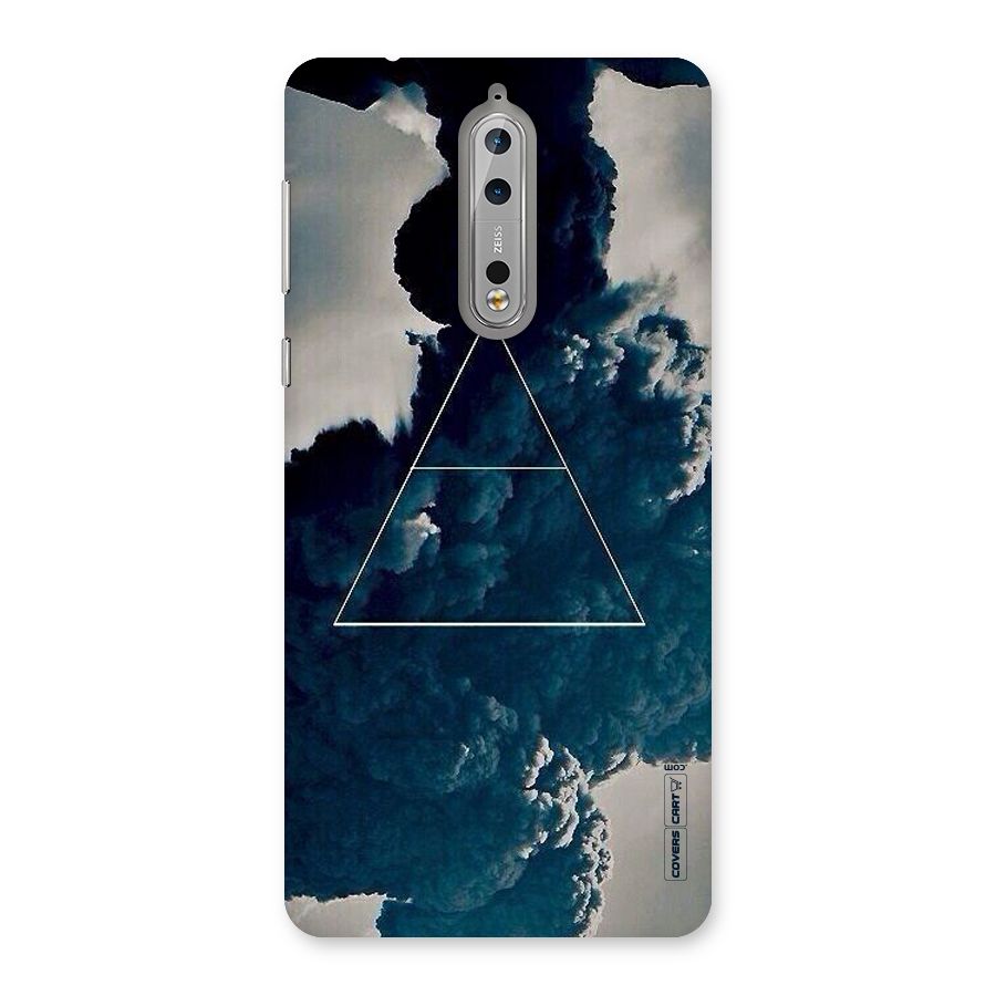 Blue Hue Smoke Back Case for Nokia 8