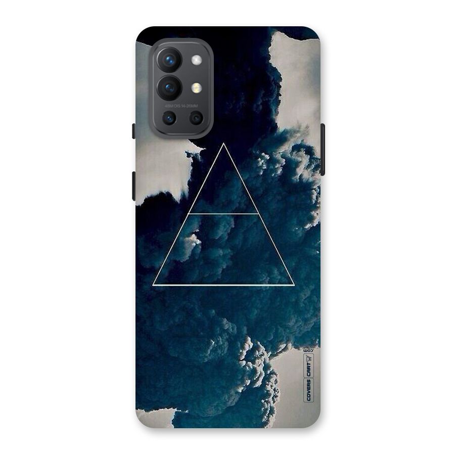 Blue Hue Smoke Back Case for OnePlus 9R