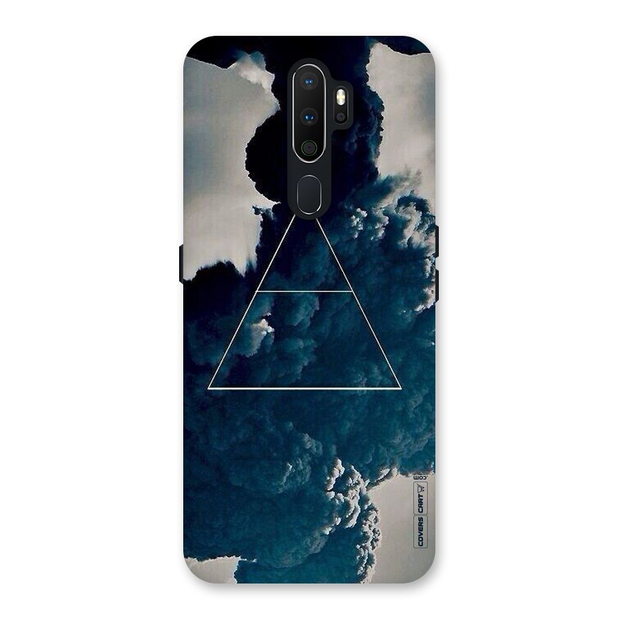 Blue Hue Smoke Back Case for Oppo A5 (2020)