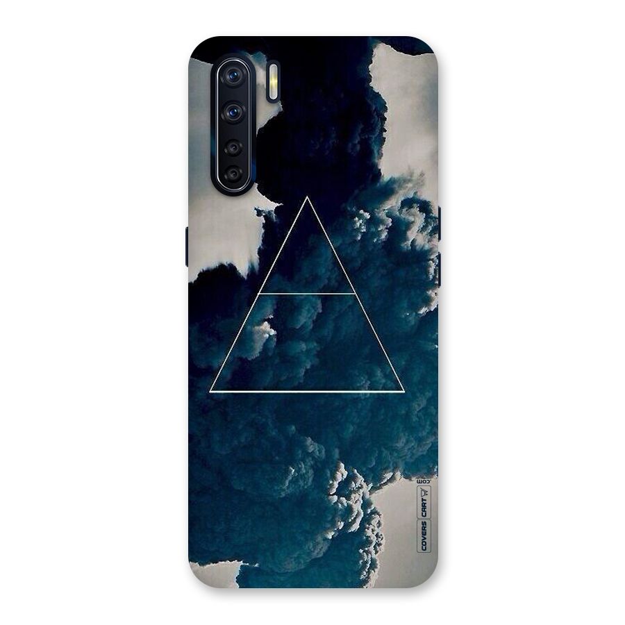 Blue Hue Smoke Back Case for Oppo F15