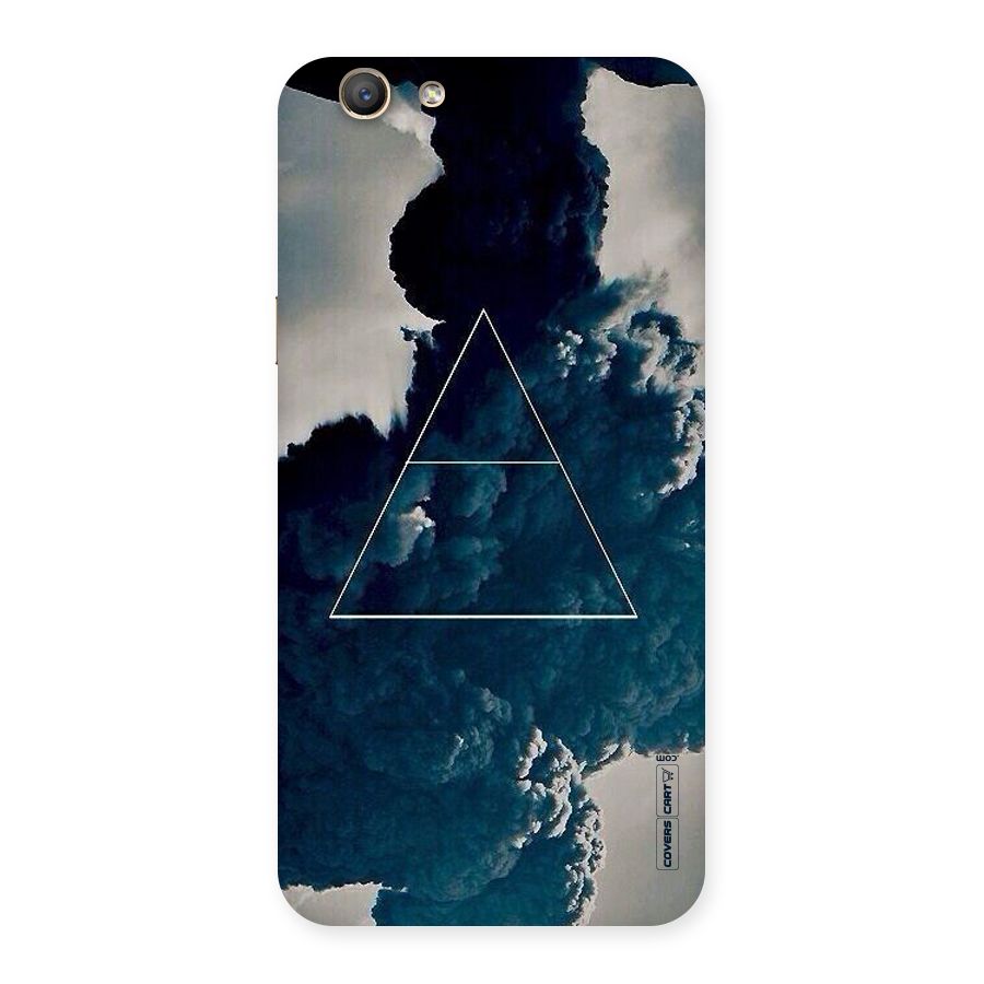 Blue Hue Smoke Back Case for Oppo F1s
