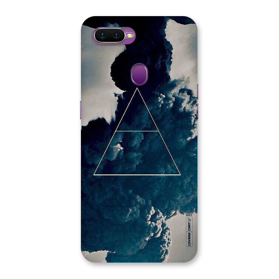 Blue Hue Smoke Back Case for Oppo F9
