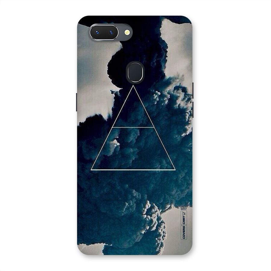 Blue Hue Smoke Back Case for Oppo Realme 2