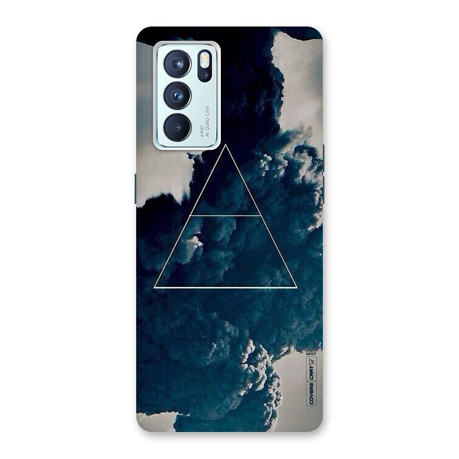 Blue Hue Smoke Back Case for Oppo Reno6 Pro 5G