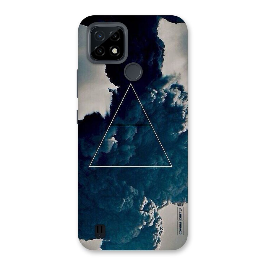 Blue Hue Smoke Back Case for Realme C21
