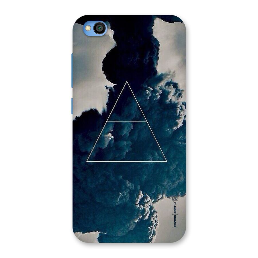 Blue Hue Smoke Back Case for Redmi Go
