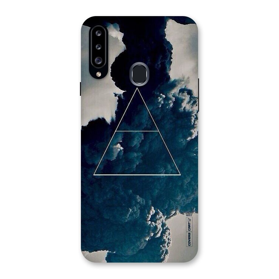 Blue Hue Smoke Back Case for Samsung Galaxy A20s