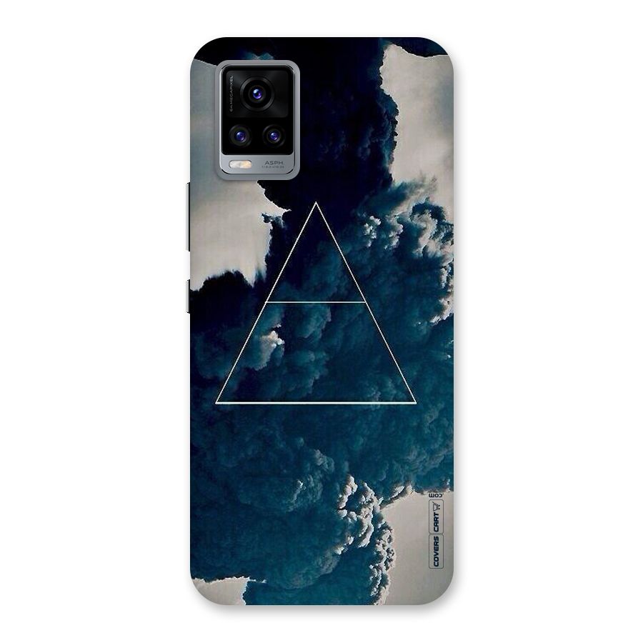 Blue Hue Smoke Back Case for Vivo V20