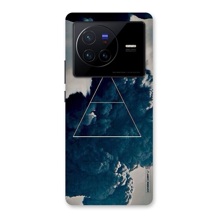 Blue Hue Smoke Back Case for Vivo X80
