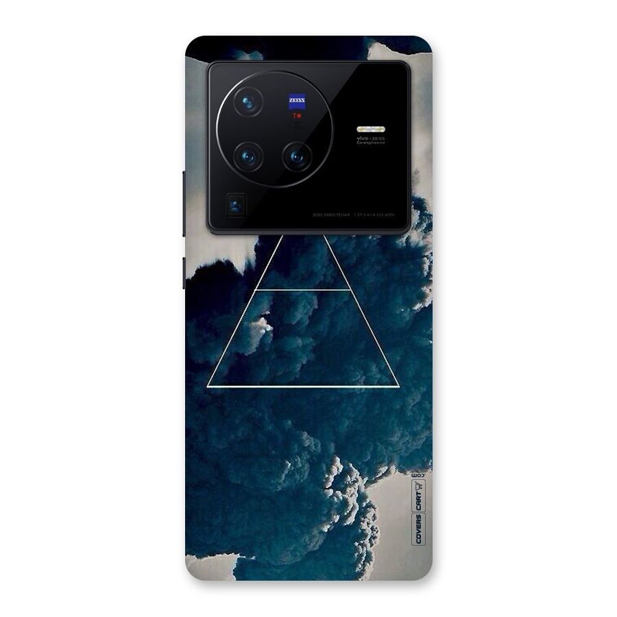 Blue Hue Smoke Back Case for Vivo X80 Pro