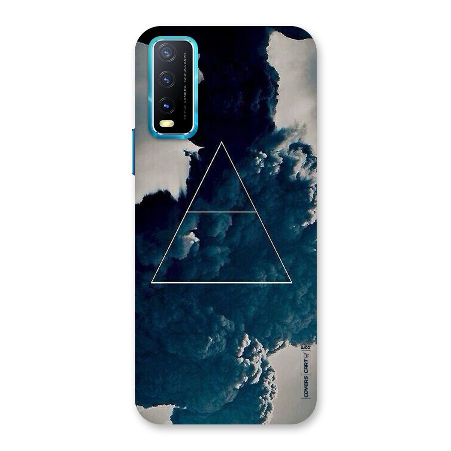 Blue Hue Smoke Back Case for Vivo Y20
