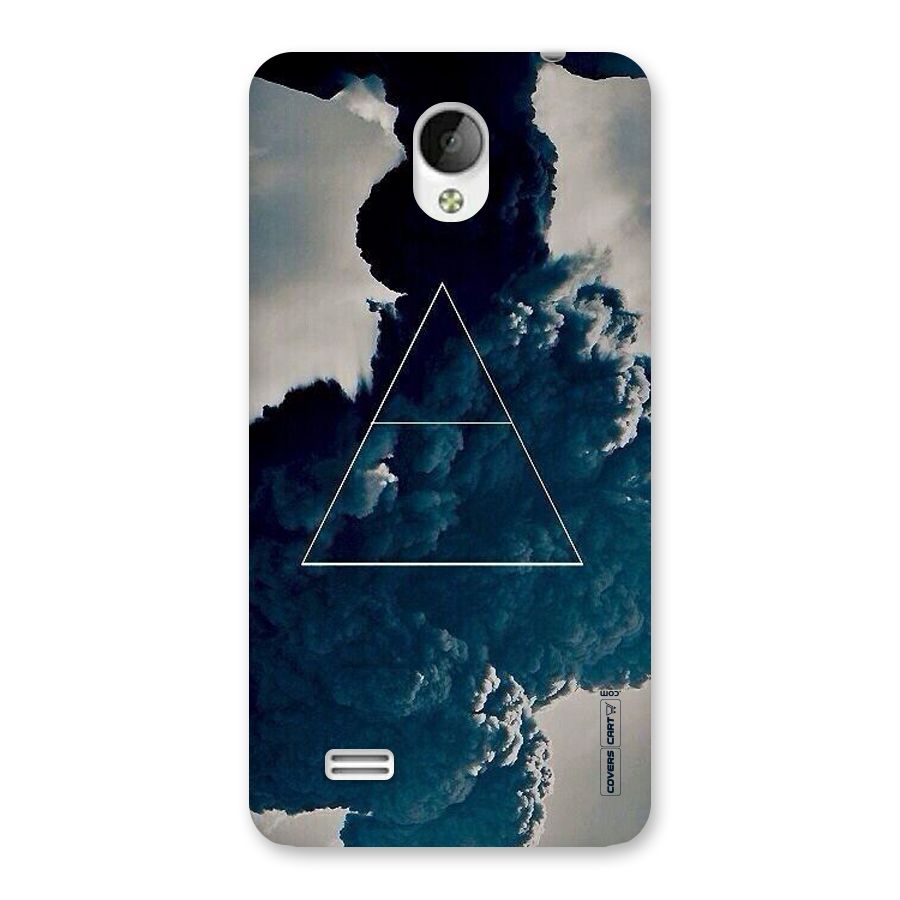 Blue Hue Smoke Back Case for Vivo Y21