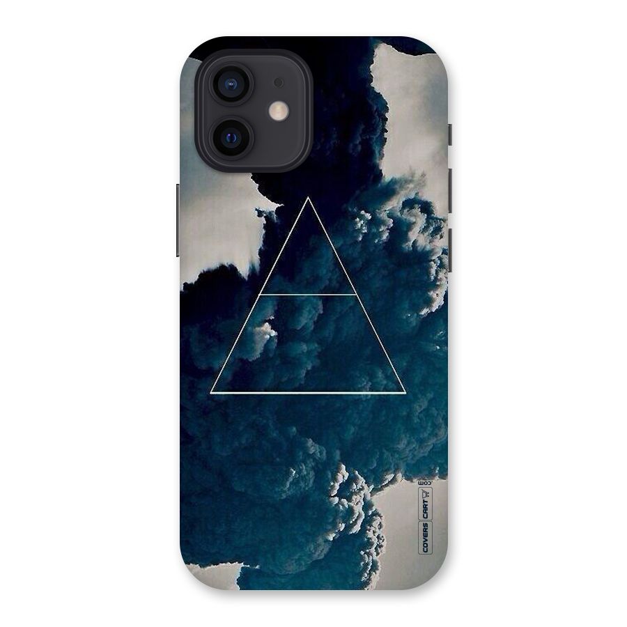 Blue Hue Smoke Back Case for iPhone 12
