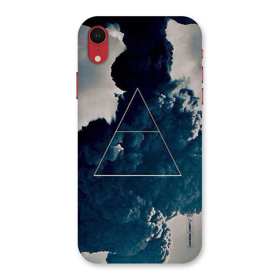 Blue Hue Smoke Back Case for iPhone XR