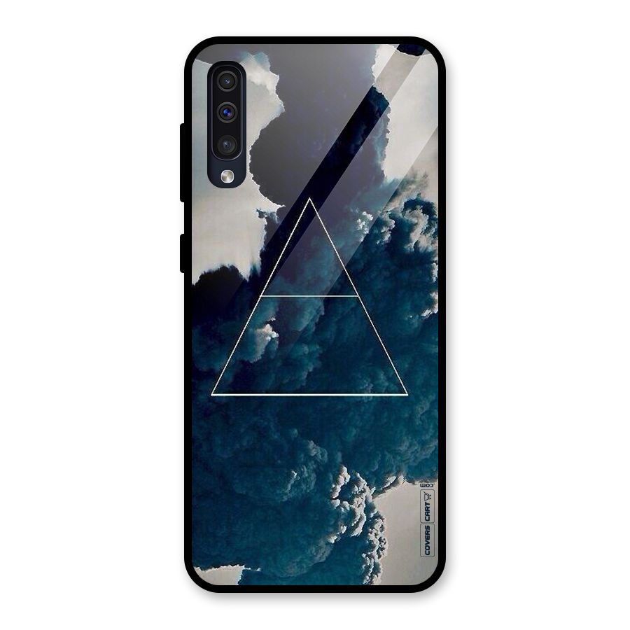 Blue Hue Smoke Glass Back Case for Galaxy A30s