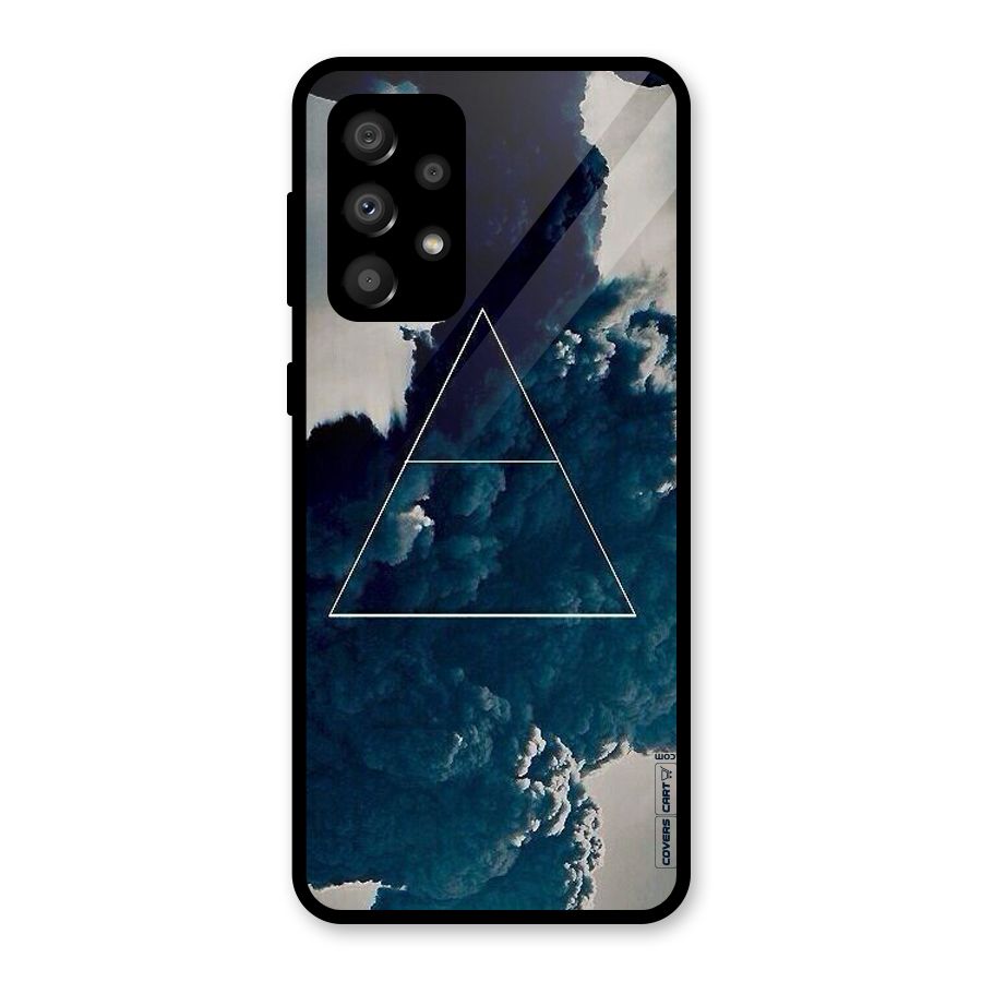 Blue Hue Smoke Glass Back Case for Galaxy A32