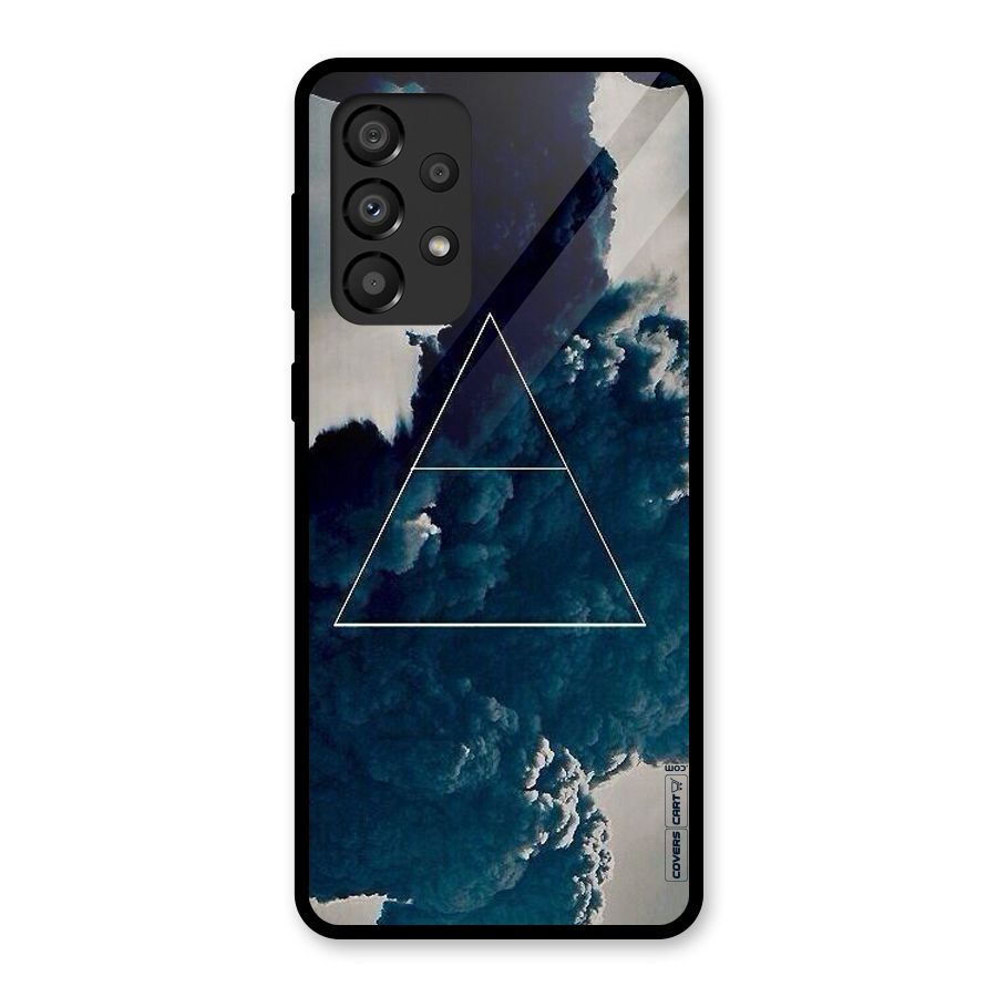 Blue Hue Smoke Glass Back Case for Galaxy A33 5G