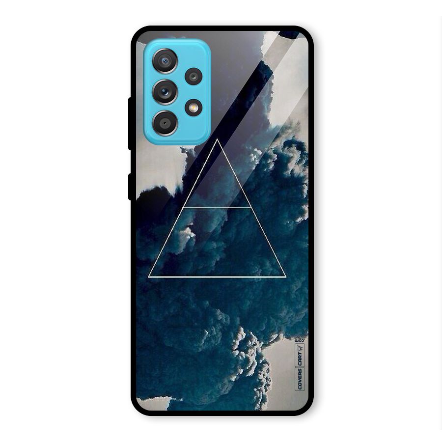 Blue Hue Smoke Glass Back Case for Galaxy A52