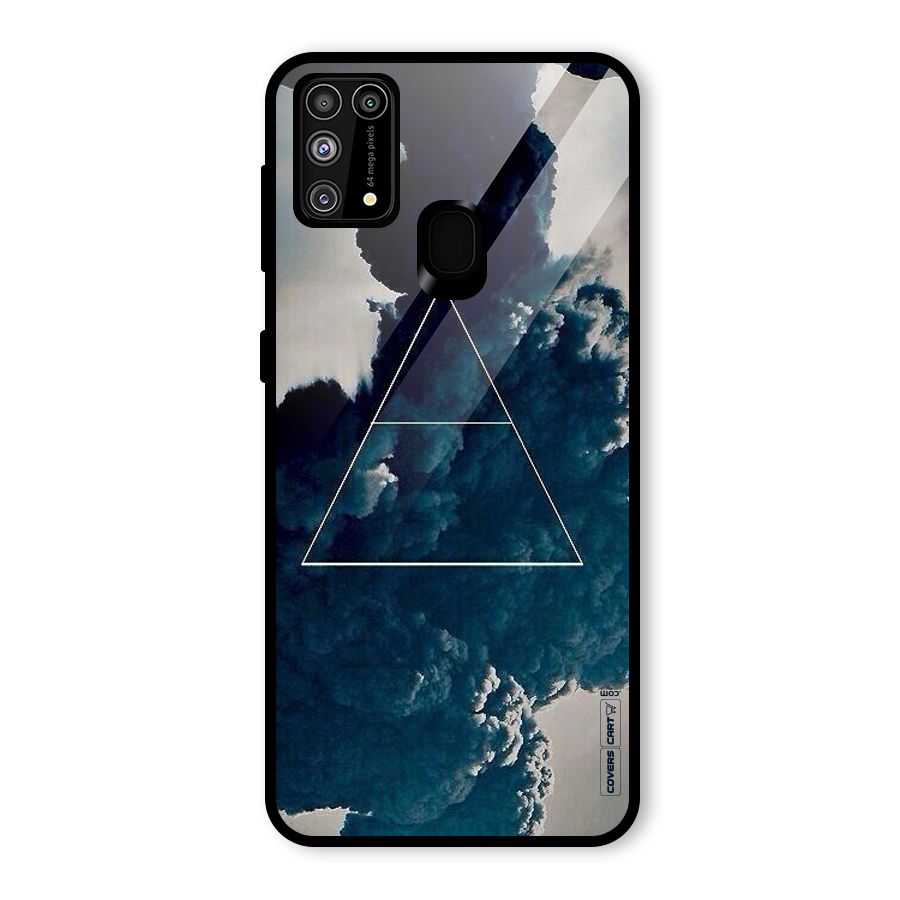 Blue Hue Smoke Glass Back Case for Galaxy F41