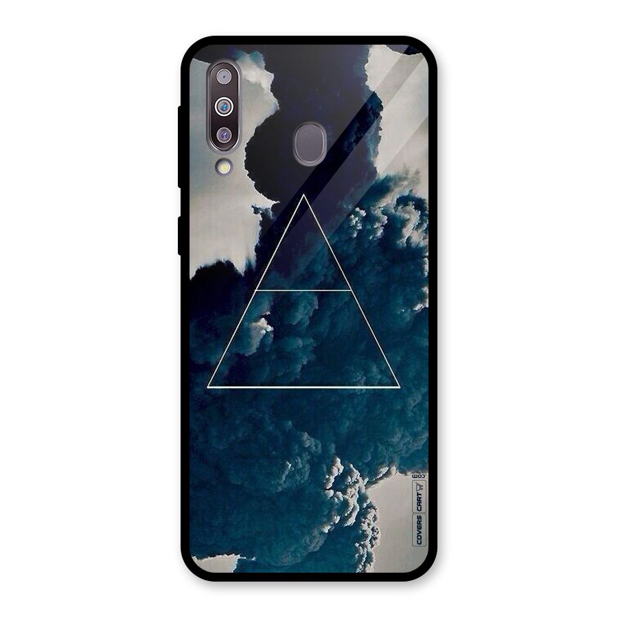 Blue Hue Smoke Glass Back Case for Galaxy M30