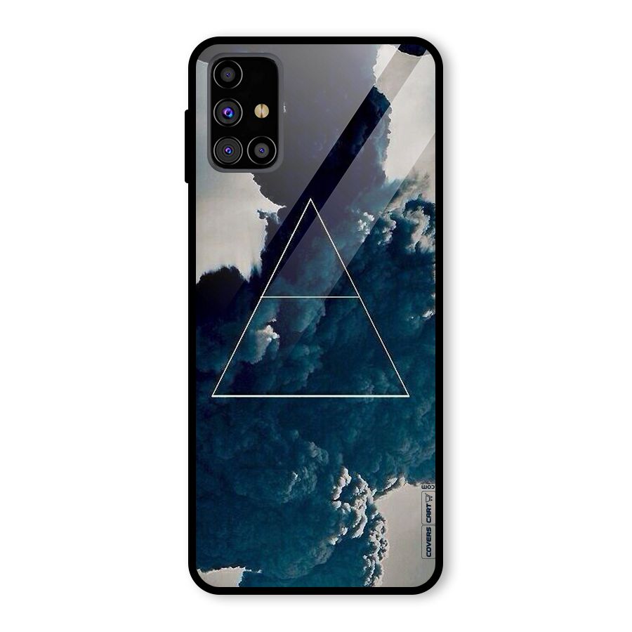 Blue Hue Smoke Glass Back Case for Galaxy M31s