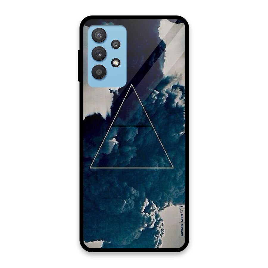 Blue Hue Smoke Glass Back Case for Galaxy M32 5G