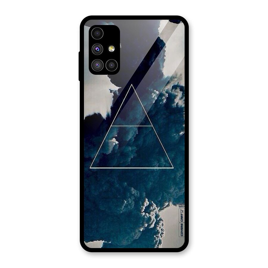 Blue Hue Smoke Glass Back Case for Galaxy M51