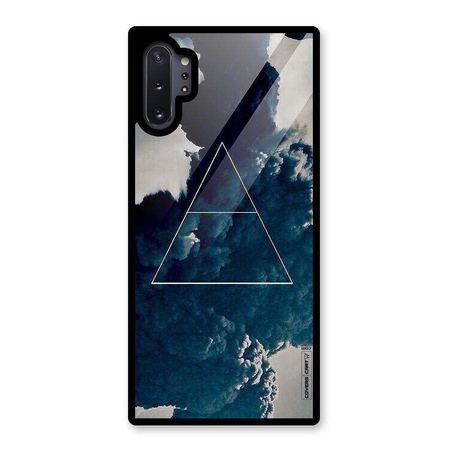 Blue Hue Smoke Glass Back Case for Galaxy Note 10 Plus
