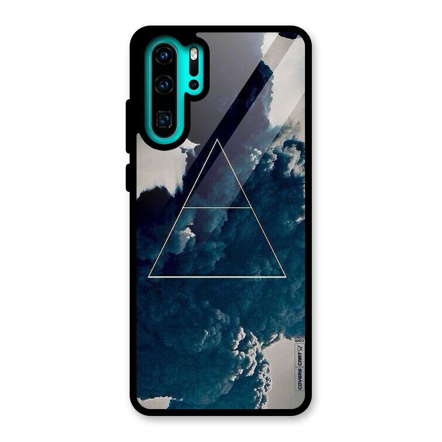 Blue Hue Smoke Glass Back Case for Huawei P30 Pro