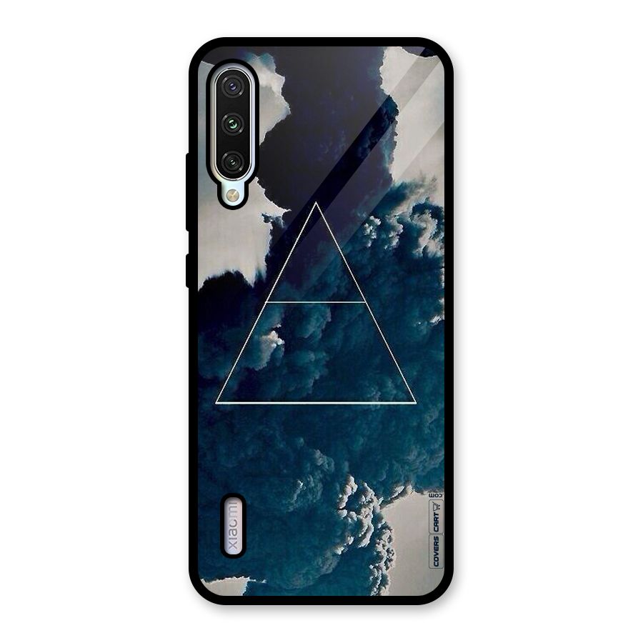 Blue Hue Smoke Glass Back Case for Mi A3