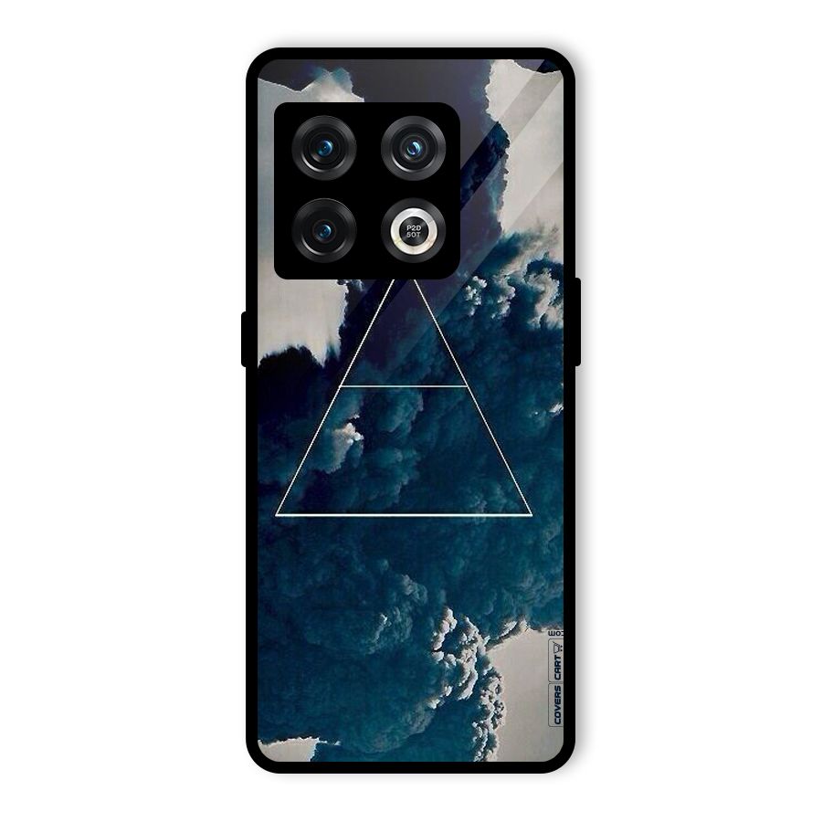 Blue Hue Smoke Glass Back Case for OnePlus 10 Pro 5G