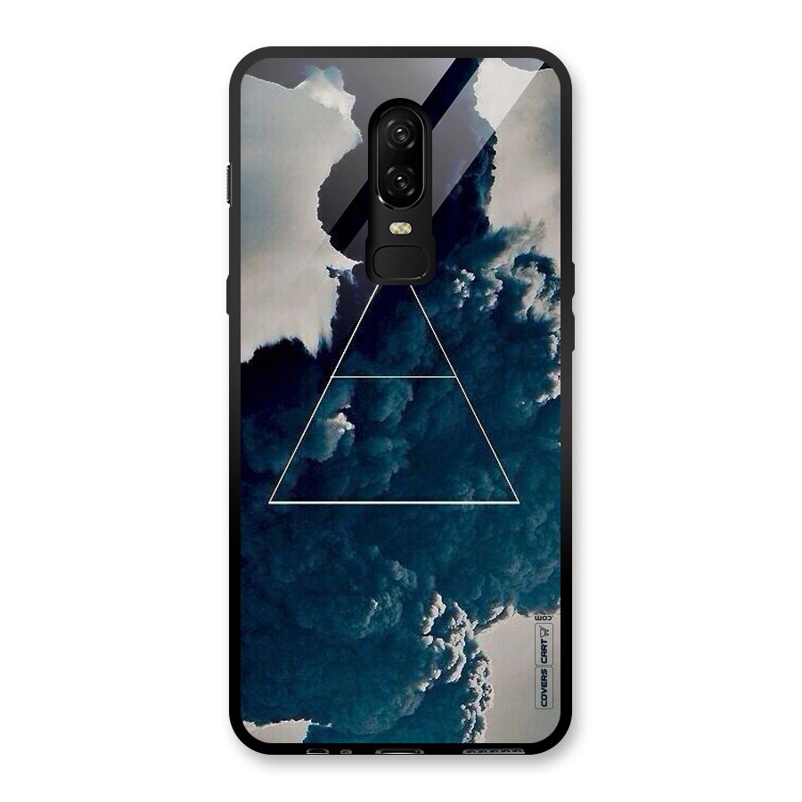 Blue Hue Smoke Glass Back Case for OnePlus 6