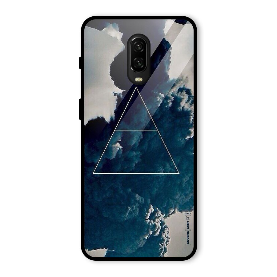 Blue Hue Smoke Glass Back Case for OnePlus 6T
