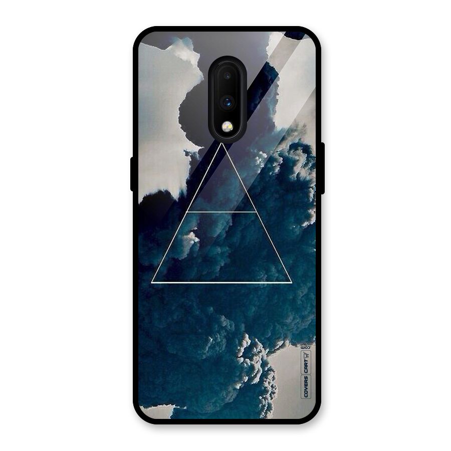 Blue Hue Smoke Glass Back Case for OnePlus 7