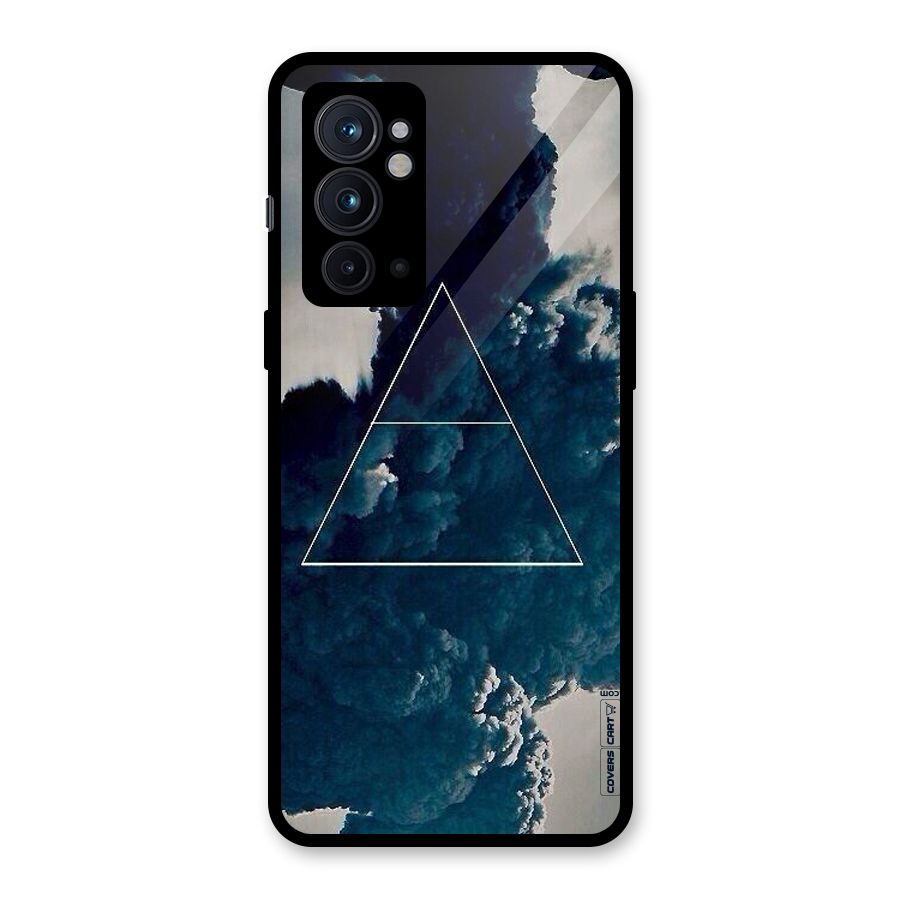 Blue Hue Smoke Glass Back Case for OnePlus 9RT 5G