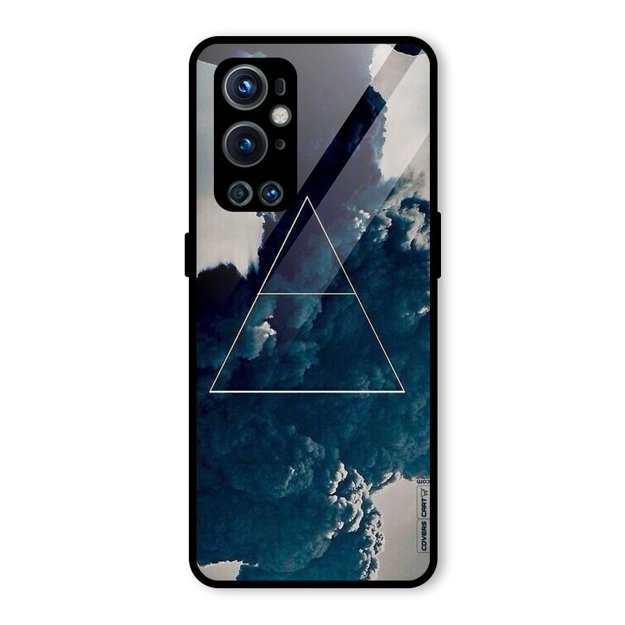 Blue Hue Smoke Glass Back Case for OnePlus 9 Pro